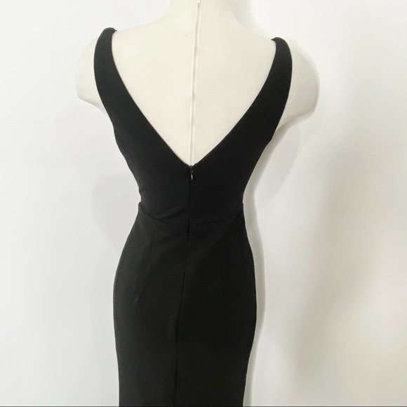 Lulus Melora Black Sleeveless V-Neck Maxi Dress Evening Formal - Picture 10 of 12